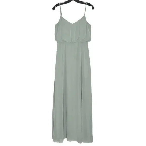 coquette bridesmaid dresses Birdy Grey | Dresses | Birdy Grey Dress Bridesmaid Cottage Coquette  Romantic Chiffon Slit Sage Small